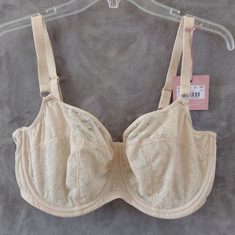 NEW Panache Idina Balconnet Bra Size 38DDDDD Latte Underwire  Molded Cup